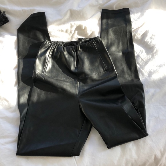 Aritzia Pants - Leather leggings